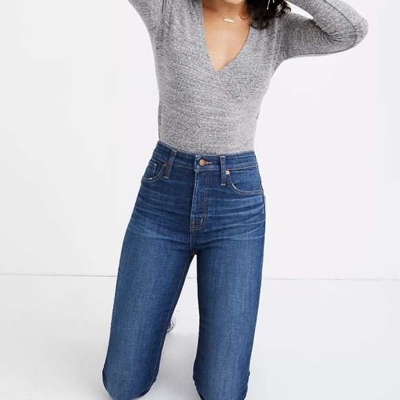 NWOT Madewell Curvy 10” High Rise Jean Moreaux Dark Wash - 23 - Picture 4 of 10